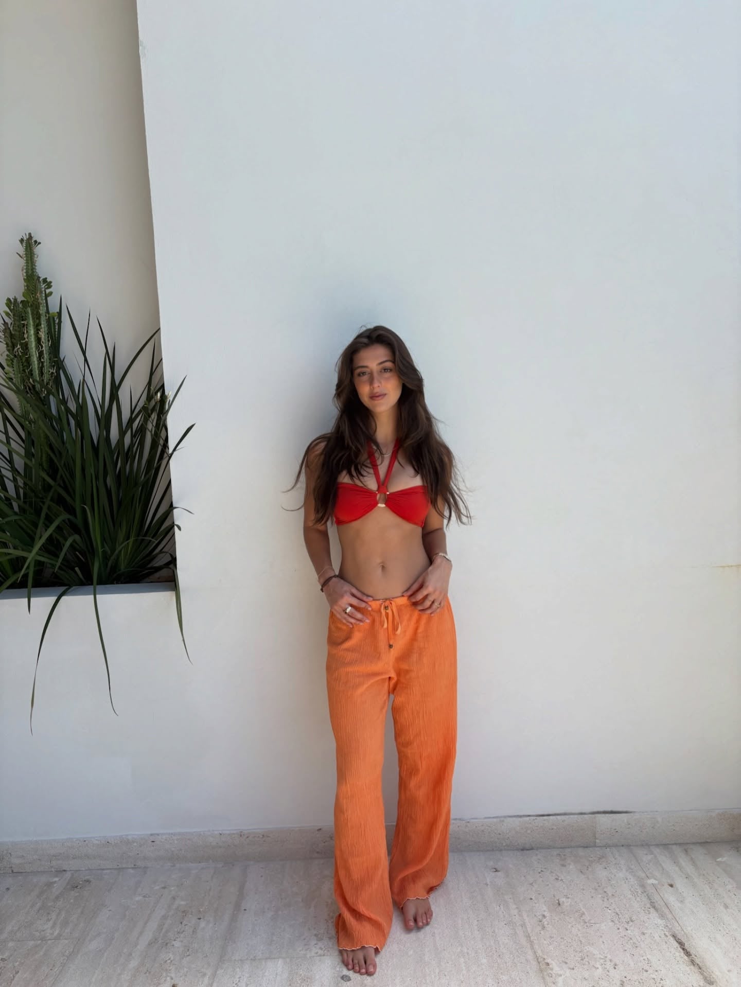 Pantalon Estela Naranja