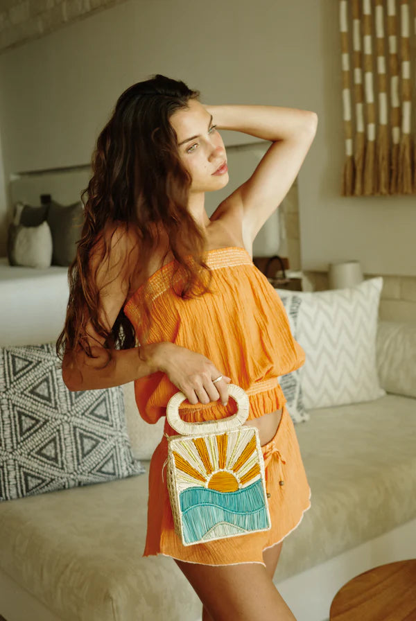 Top Oaxaca Naranja