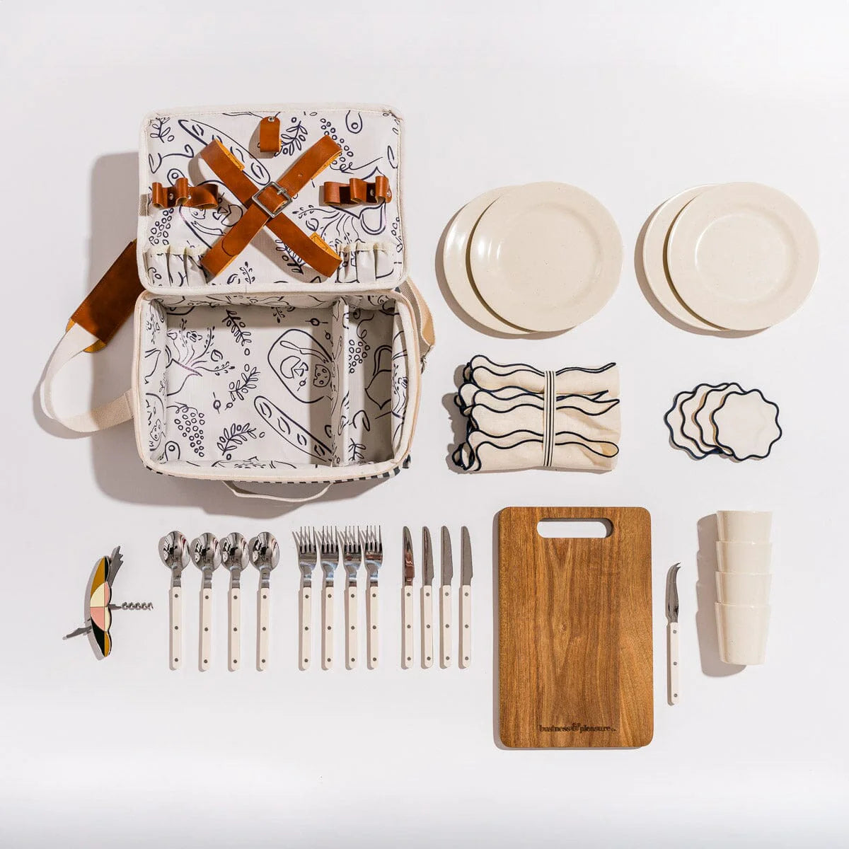 The Picnic Set - Lauren's Navy Stripe