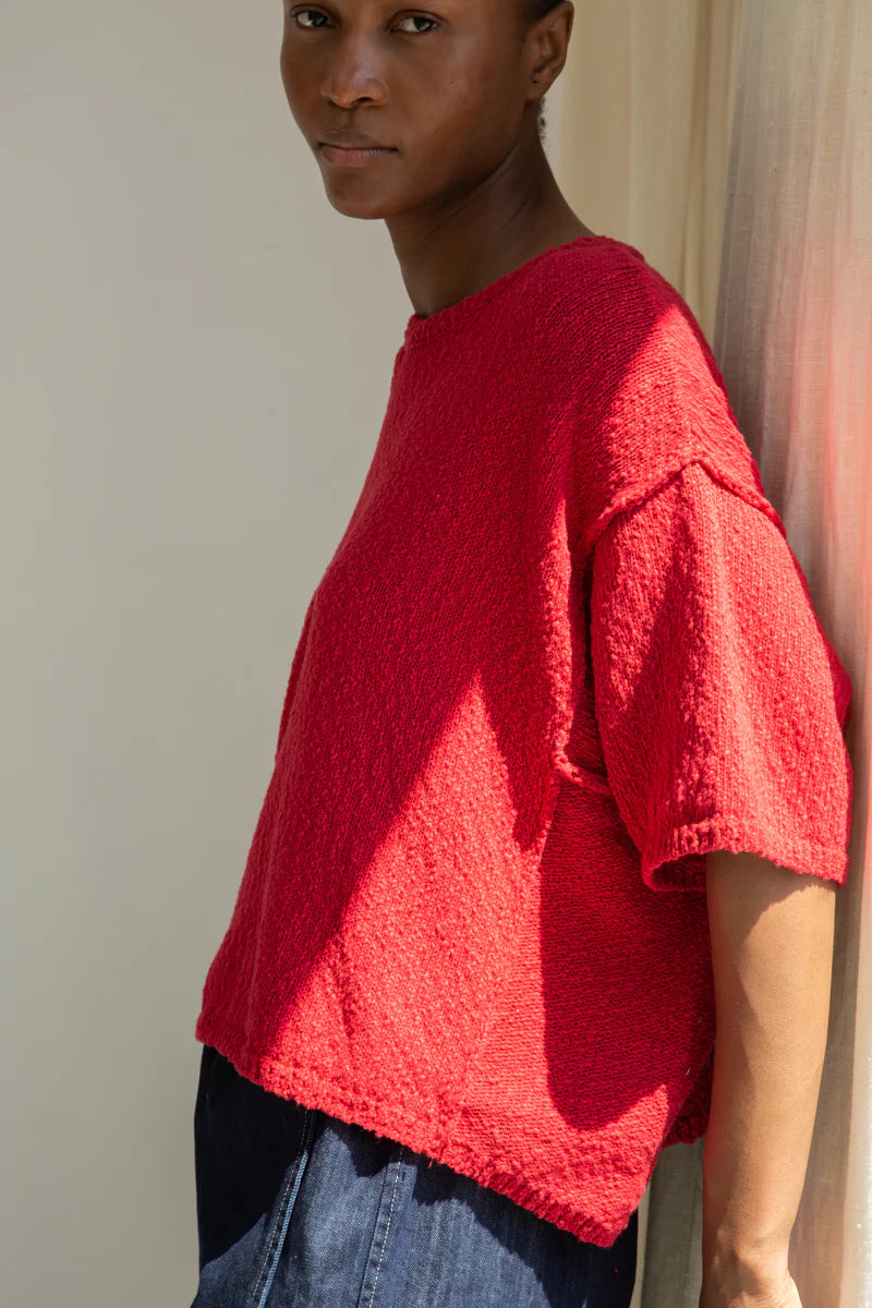 Alessia Cotton Linen Knit Top