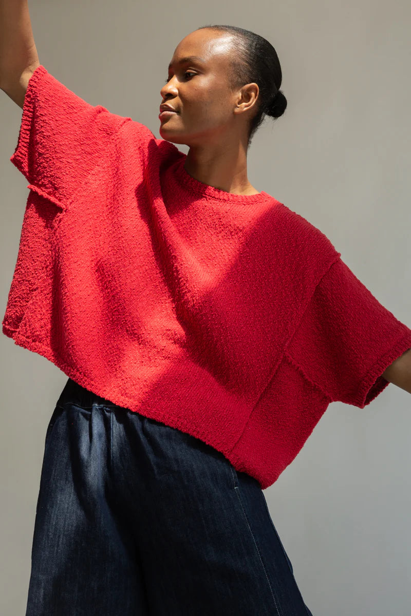 Alessia Cotton Linen Knit Top