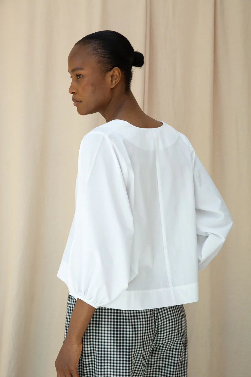 Renee Organic Cotton Poplin Top