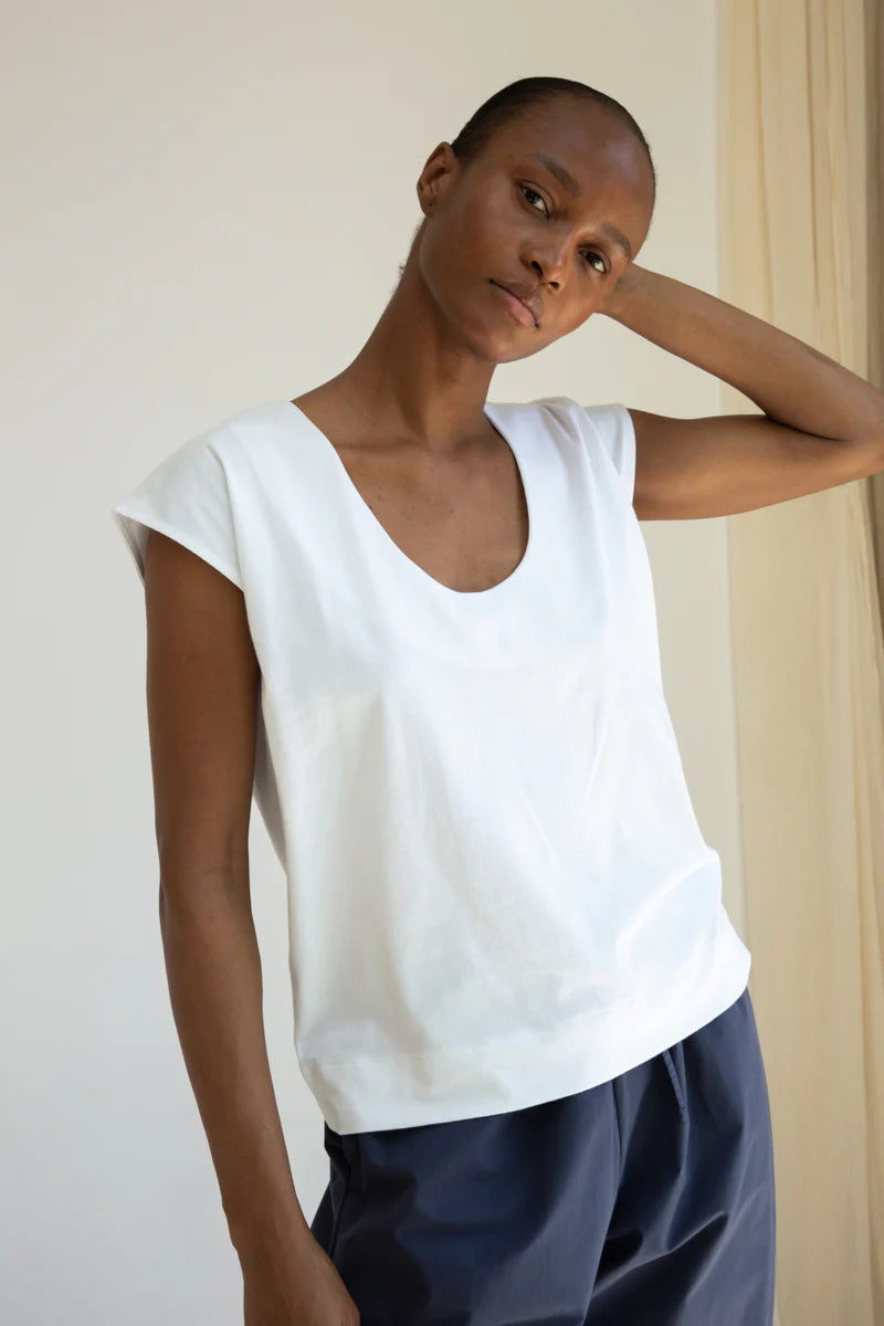 Tamsin Organic Cotton Jersey Top