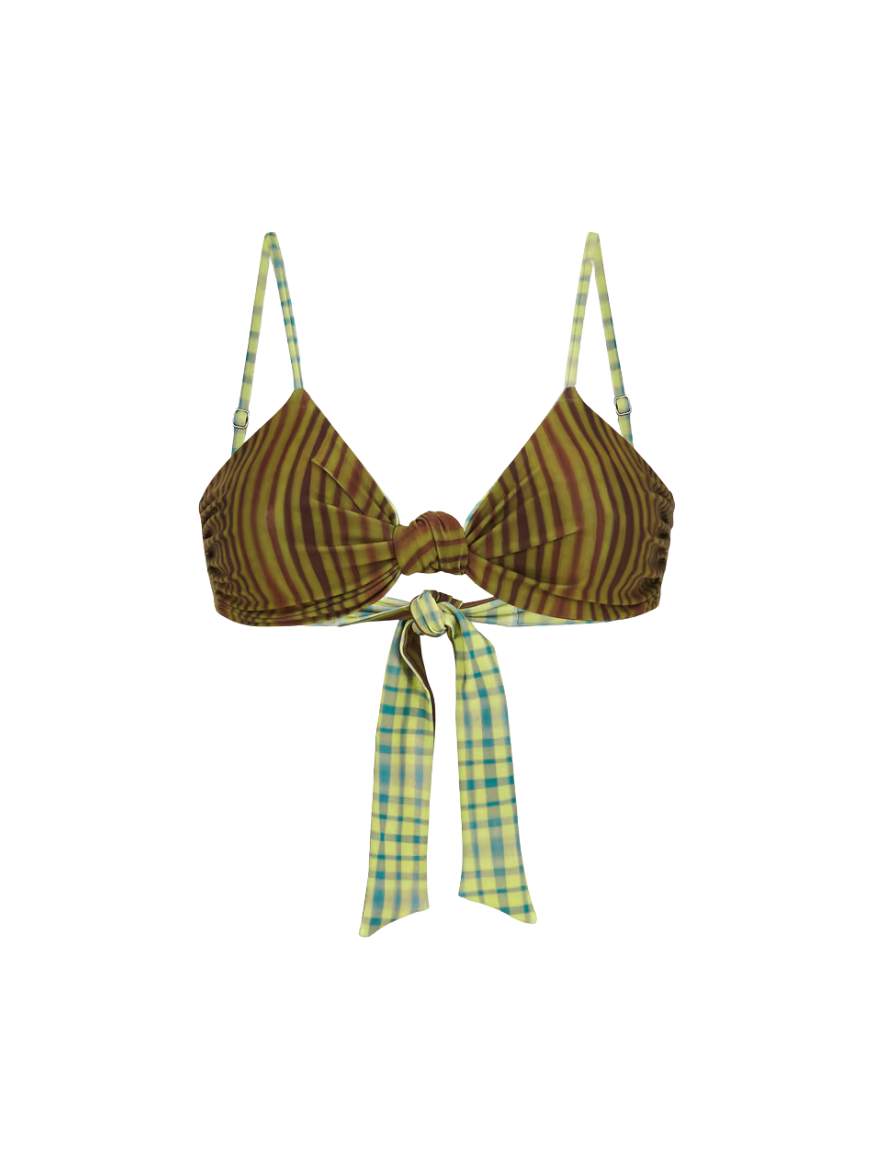 Tree Lines Onda Bikini Top