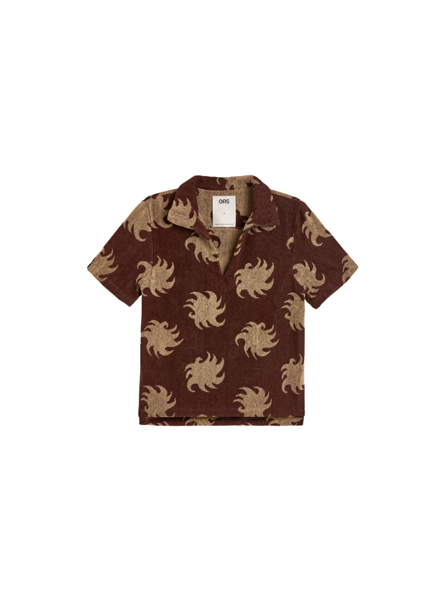 Mocha Ember Jaffa Terry Shirt