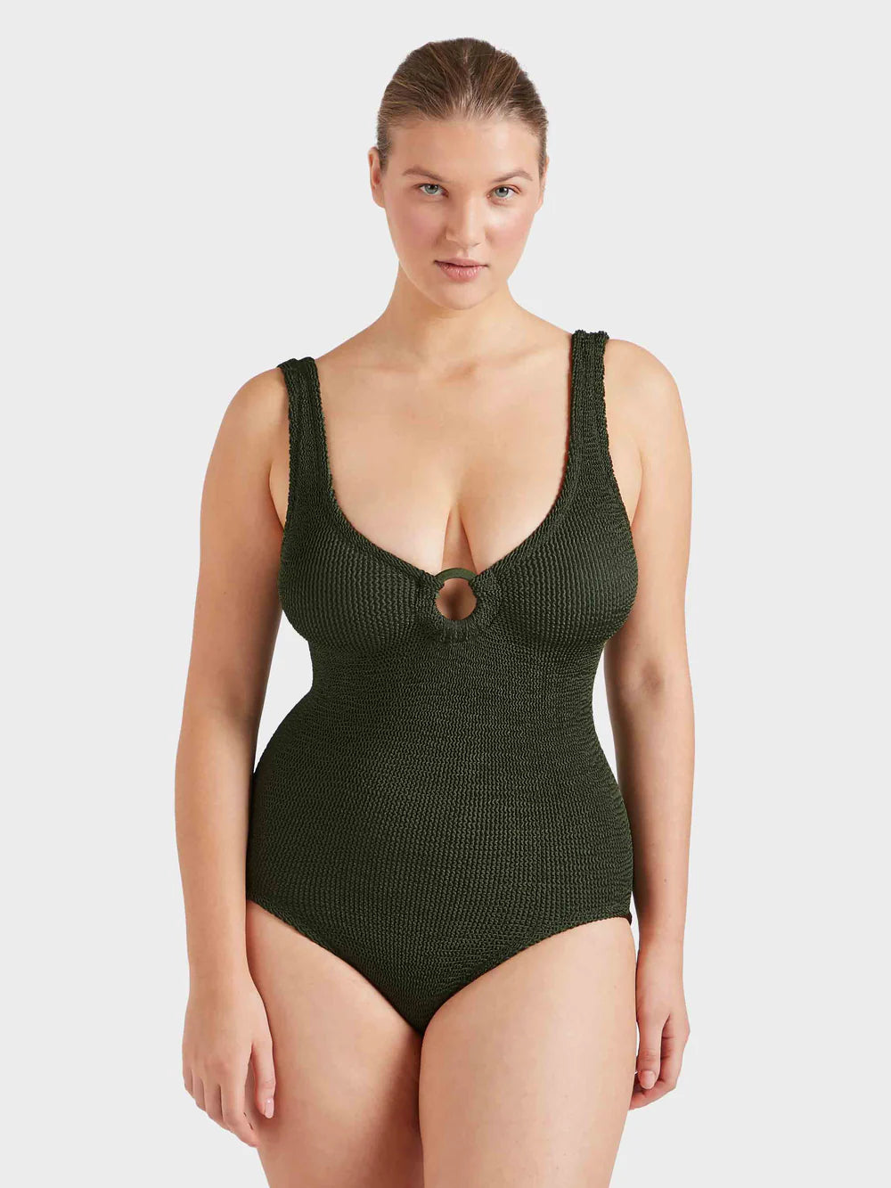 Coverage Celine Swim with
Fabric Covered Hoops