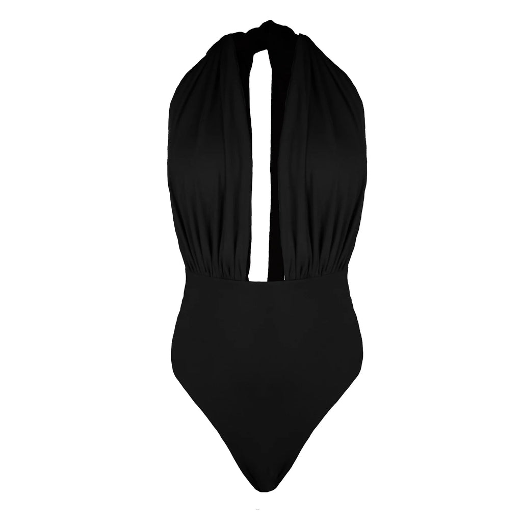 Plunge Neck One Piece