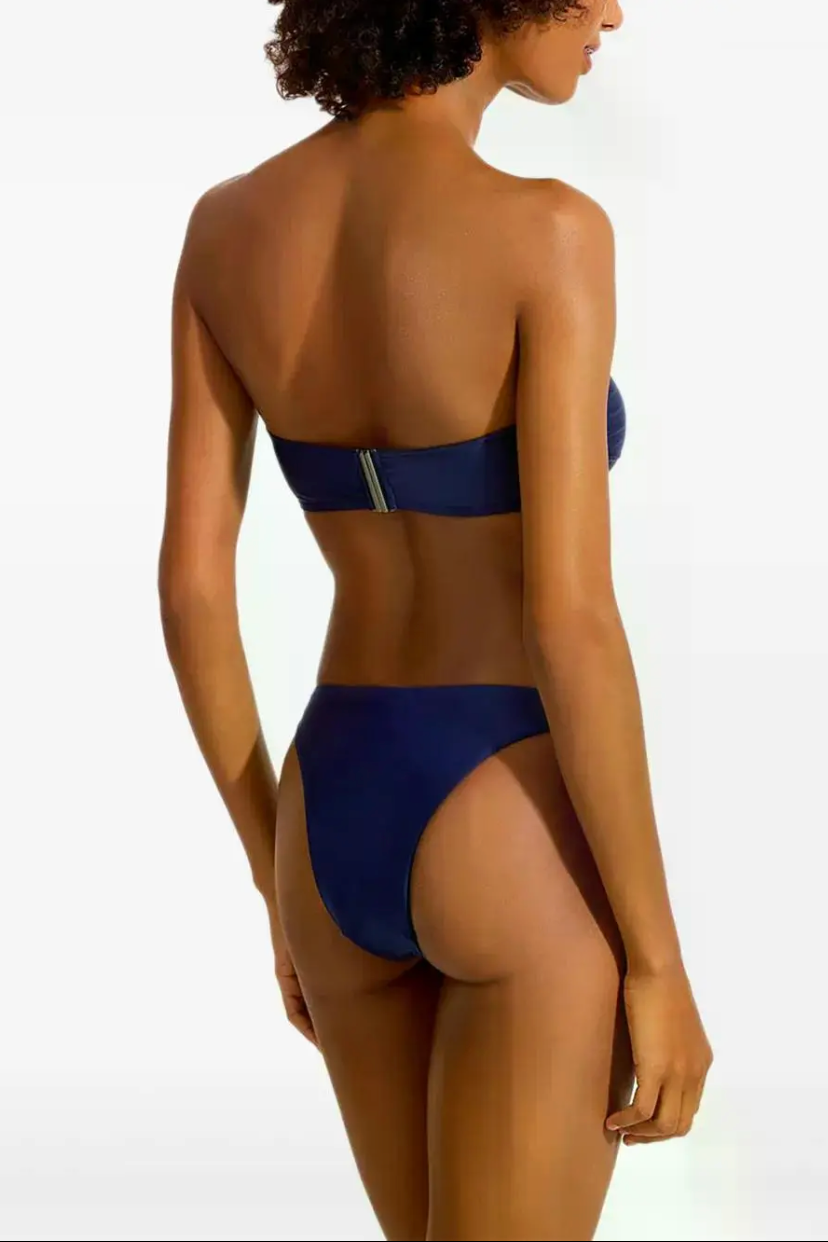 V Bandeau Bikini Top